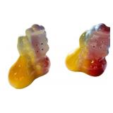 Vintage Ceramic Grape Cluster Salt and Pepper Shakers