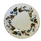 Collection of 9 Vintage Decorative Plates and Platters with Floral Patterns