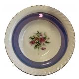 Collection of 9 Vintage Decorative Plates and Platters with Floral Patterns