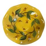 Collection of 9 Vintage Decorative Plates and Platters with Floral Patterns
