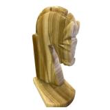 Pair of Marble Horse Head Bookends