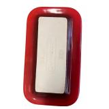 Two Le Creuset Red Stoneware Butter Dish (No Lid)
