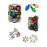 Collection of Holiday and Novelty String Lights with Decorative Features