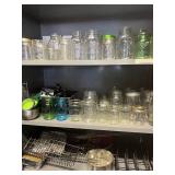 Amazing Lot of Canning Jars, Pressure Cooker, Enameled Pot, Squeezo & Other Canning Accessories!