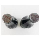 Pair of Vintage Coca-Cola Bottles Albert Lea and Marshall Minn. 6.5 oz
