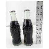 Pair of Vintage Coca-Cola Bottles Albert Lea and Marshall Minn. 6.5 oz