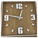 Vintage Coca-Cola Wall Clock with Wood Finish and Retro Logo