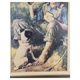 Norman Rockwell Limited Edition Framed Print The Barefoot Boy Coca-Cola 1979. #88/300