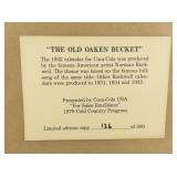 Norman Rockwell Framed Print "The Old Oaken Bucket" Limited Edition 1979. #126/300