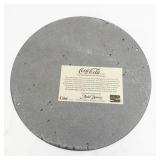 Porcelain Enameled Coca-Cola Advertising Sign 12 Inch