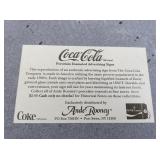 Porcelain Enameled Coca-Cola Advertising Sign 12 Inch