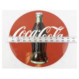 Porcelain Enameled Coca-Cola Advertising Sign 12 Inch