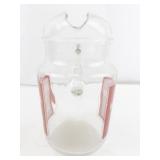 1970s Bacardi and Coke Glass Pitcher with Handle