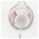 1970s Bacardi and Coke Glass Pitcher with Handle