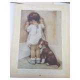 Vintage Bessie Pease Gutmann 1989 Calendar and Art Prints Collection
