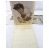 Vintage Bessie Pease Gutmann 1989 Calendar and Art Prints Collection