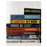Lot of 14 Mystery and Thriller Paperbacks by John Sandford and Tess Gerritsen