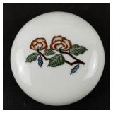 Mikado Sigma Taste Setter Lidded Porcelain Vase with Birds and Floral Design