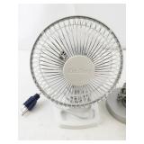 Lot of 3 Portable Space Heaters, Desk Fan, and Flexible Desk Lamp