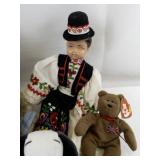 Plush and Doll Collection including Chantilly Lane Musical Bear, Boyd