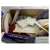 Large Lot of Sewing and Craft Supplies including Threads, Ribbons, Quilt Batting