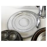 Collection of Vintage Metal Bakeware and Kitchen Tools