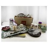 Large Kitchenware and Bakeware Collection with Mugs, Utensils, and Decor