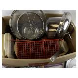 Large Kitchenware and Bakeware Collection with Mugs, Utensils, and Decor