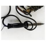 Lot of 5 Vintage Soldering Irons with Wood and Bakelite Handles