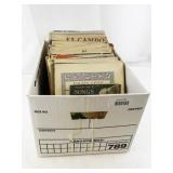 Box of Vintage and Assorted Sheet Music and Songbooks