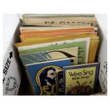 Box of Vintage and Assorted Sheet Music and Songbooks