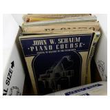 Box of Vintage and Assorted Sheet Music and Songbooks