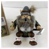 KWO Woodcutter Smoker Figurine with Box and Paperwork
