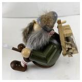 KWO Woodcutter Smoker Figurine with Box and Paperwork