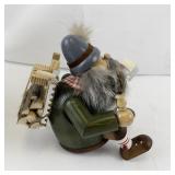 KWO Woodcutter Smoker Figurine with Box and Paperwork