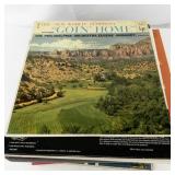 Collection of Vintage Vinyl Records and Illustrated LPs