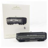 Set of 3 Hallmark Keepsake Lionel New York Central Train Car Ornaments