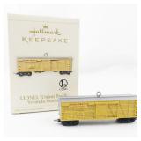 Set of 3 Hallmark Lionel Union Pacific Keepsake Train Ornaments with Boxes