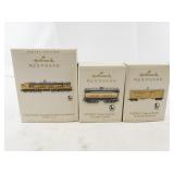 Set of 3 Hallmark Lionel Union Pacific Keepsake Train Ornaments with Boxes