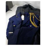 USAF and Military Uniform Collection with Flight Manual and Jacket