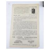 Lionel No. 364 Lumber Loader with Tray, Rollers, and Instructions