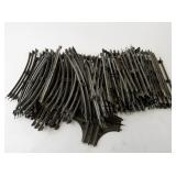 Lot of 56 Model Train Tracks - 25 Straight, 30 Curve, 1 Crossing