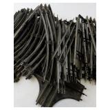 Lot of 56 Model Train Tracks - 25 Straight, 30 Curve, 1 Crossing
