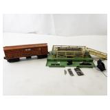 Lionel 3656 Stock Car Outfit with Stockyard Corral, Controller, and 1 Cattle Figure
