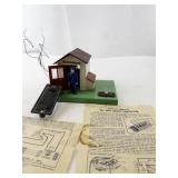 Lionel Train Accessory No. 252 Crossing Gate with 145C Track Contactor and Instructions