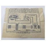 Lionel Train Accessory No. 252 Crossing Gate with 145C Track Contactor and Instructions