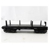 Lionel Lines 3461 Model Train Flatcar Side Dump Log Car