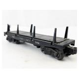 Lionel Lines 3461 Model Train Flatcar Side Dump Log Car