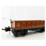 Lionel LL 2652 Red Gondola Model Train Car