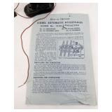 Lionel No. 252 Automatic Railroad Crossing Gate with Wiring and Instructions